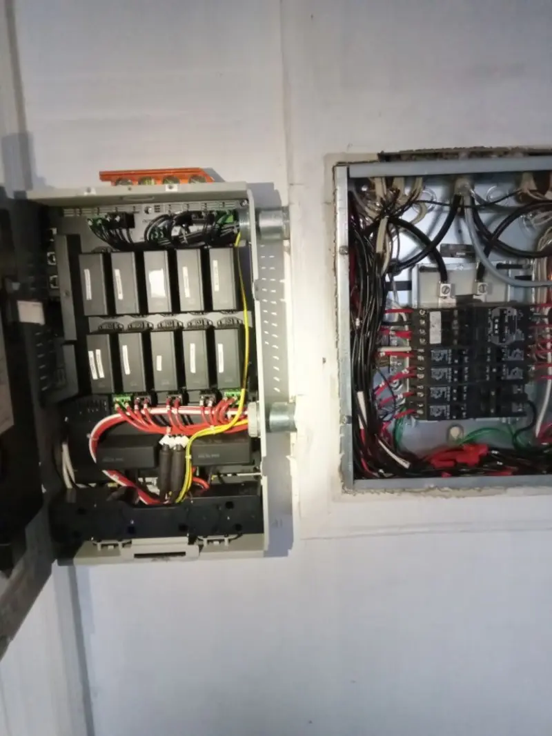 Electrical panel upgrade completed for Indoor Lighting Installation in Scottdale